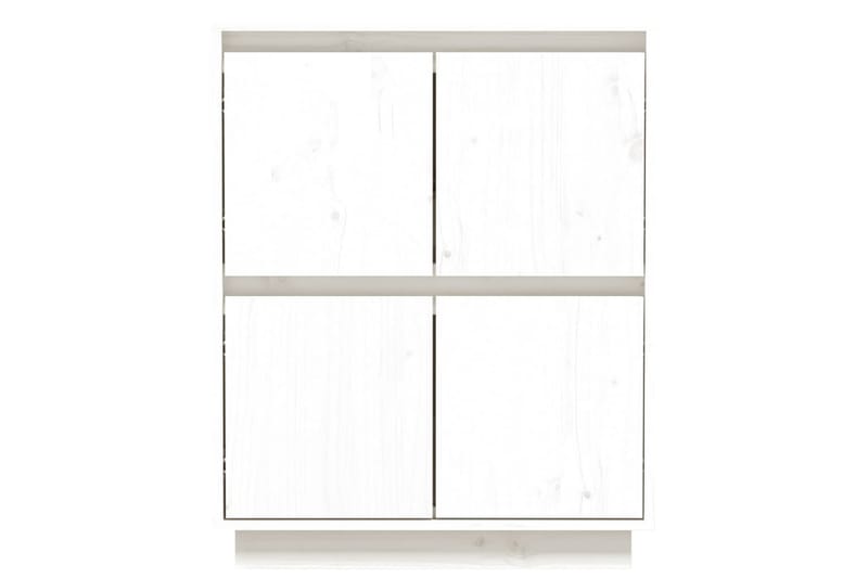 Skänk vit 60x34x75 cm massiv furu - Vit - Förvaring - Förvaringsmöbler - Skänkar & sideboards