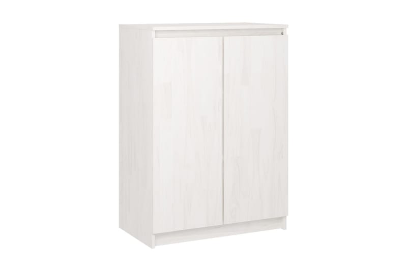 Skänk vit 60x36x84 cm massivt furuträ - Vit - Förvaring - Förvaringsmöbler - Skänkar & sideboards