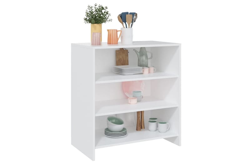 Skänk vit 70x40,5x75 cm spånskiva - Vit - Förvaring - Förvaringsmöbler - Skänkar & sideboards