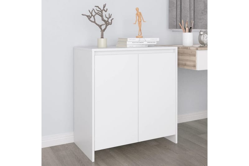 Skänk vit 70x40x73,5 cm spånskiva - Vit - Förvaring - Förvaringsmöbler - Skänkar & sideboards