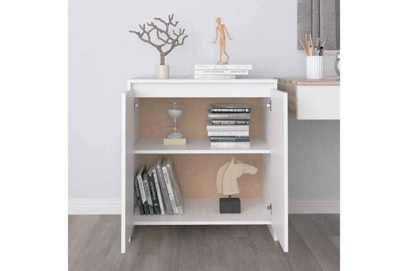 Skänk vit 70x40x73,5 cm spånskiva - Vit - Förvaring - Förvaringsmöbler - Skänkar & sideboards