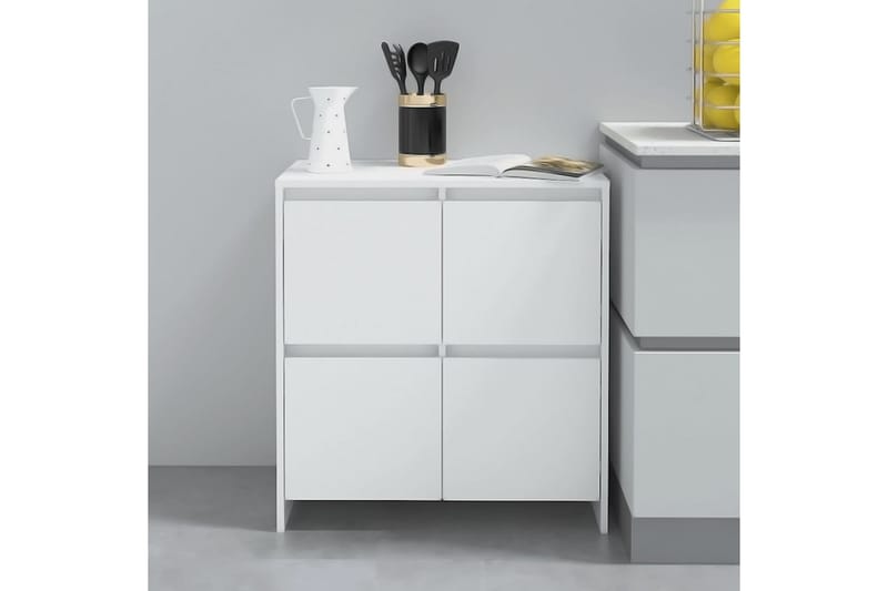 Skänk vit 70x41x75 cm spånskiva - Vit - Förvaring - Förvaringsmöbler - Skänkar & sideboards