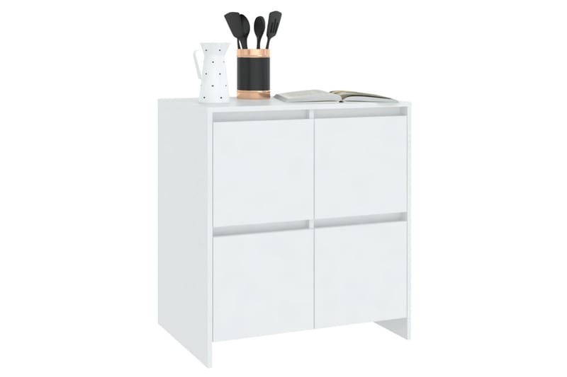 Skänk vit 70x41x75 cm spånskiva - Vit - Förvaring - Förvaringsmöbler - Skänkar & sideboards