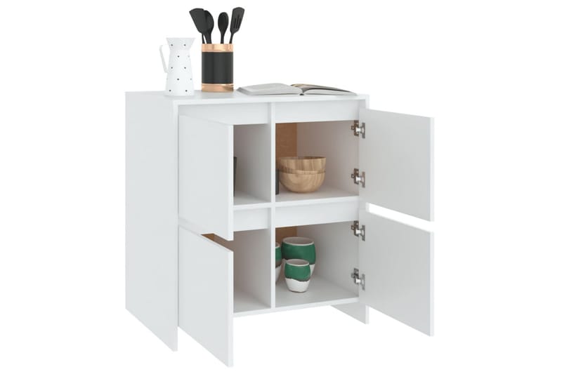 Skänk vit 70x41x75 cm spånskiva - Vit - Förvaring - Förvaringsmöbler - Skänkar & sideboards