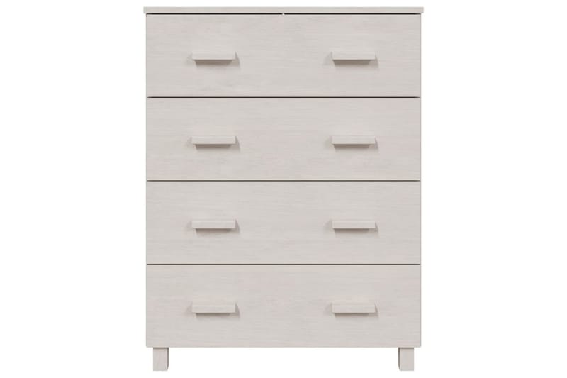 Skänk vit 79x40x103,5 cm massiv furu - Vit - Skänkar & sideboards