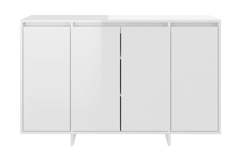 Skänk vit högglans 120x41x75 cm spånskiva - Vit högglans - Förvaring - Förvaringsmöbler - Skänkar & sideboards