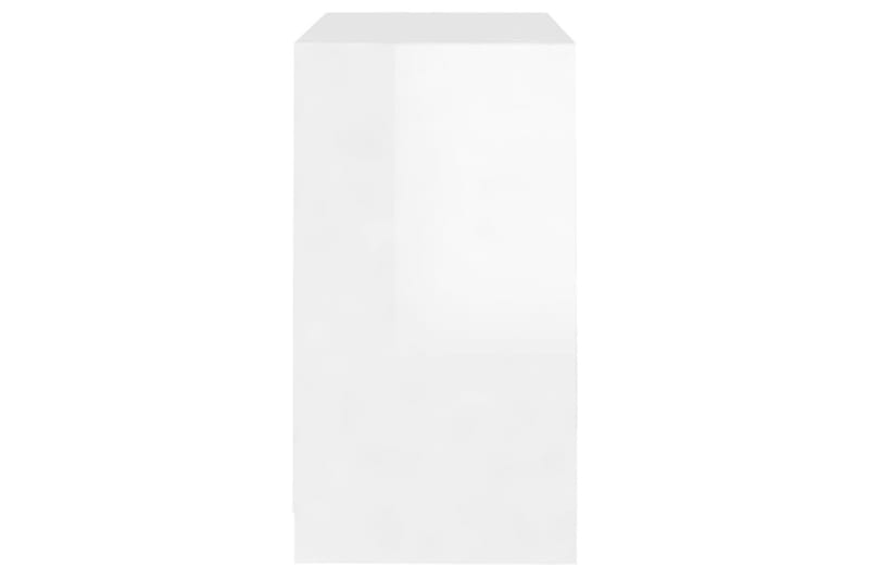 Skänk vit högglans 70x40x73,5 cm spånskiva - Vit - Skänkar & sideboards