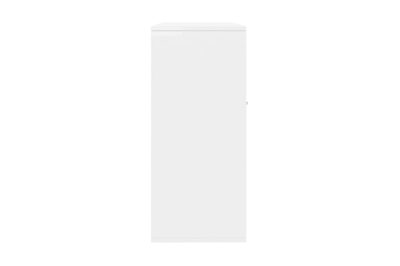 Skänk vit högglans 88x30x70 cm spånskiva - Vit högglans - Skänkar & sideboards