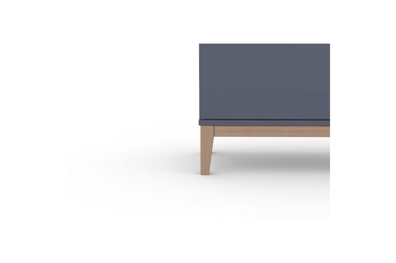 Skänk Pelle 120x41x85 cm, Grå/Wotan Ek - 120x41x85 cm, Grå/Wotan Ek - Förvaring - Förvaringsmöbler - Skänkar & sideboards