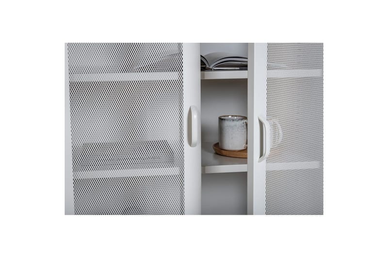 Skåp Misha - Vit, 40x80x102 - Förvaring - Förvaringsmöbler - Byrå