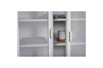 Skåp Misha - Vit, 40x80x102 - Förvaring - Förvaringsmöbler - Byrå