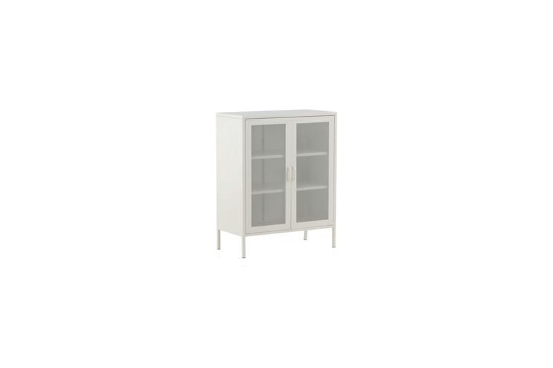 Skåp Misha - Vit, 40x80x102 - Förvaring - Förvaringsmöbler - Byrå