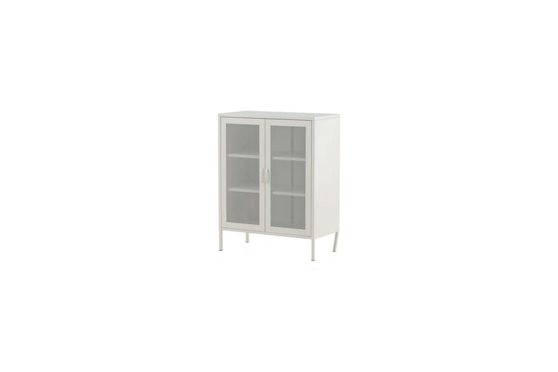 Skåp Misha - Vit, 40x80x102 - Förvaring - Förvaringsmöbler - Byrå