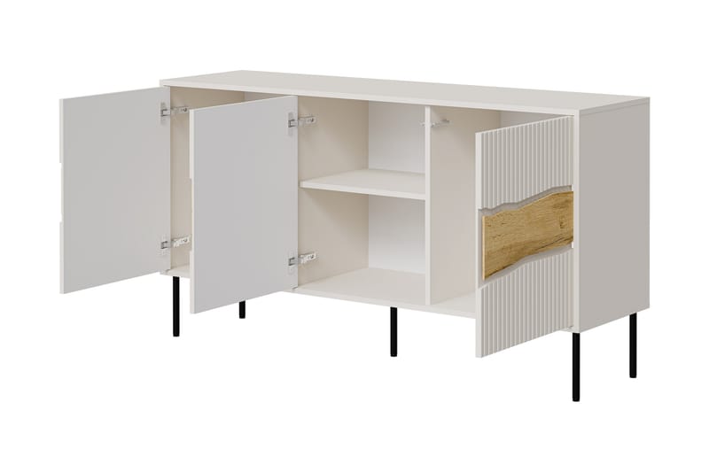 Stintino Skänk 144x40 cm - Svart/Brun - Förvaring - Förvaringsmöbler - Skänkar & sideboards