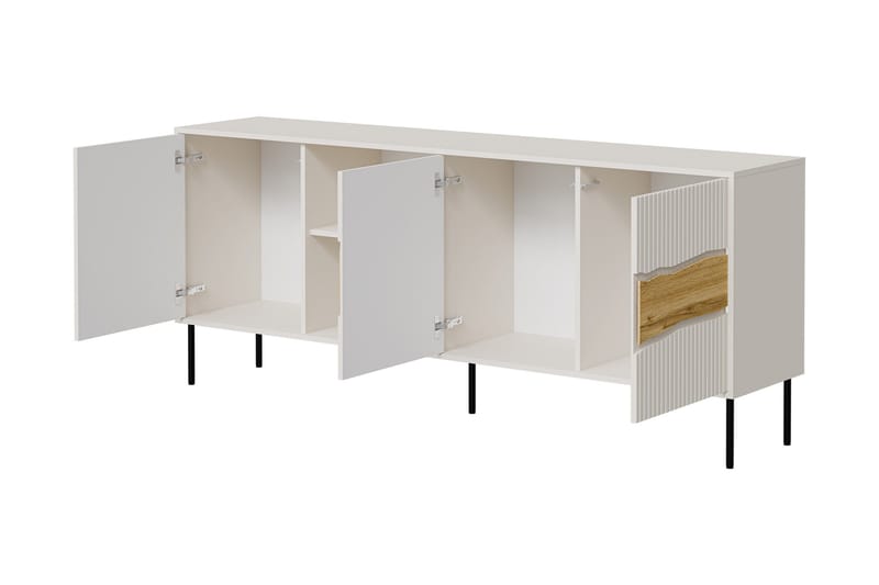 Stintino Skänk 190x40 cm - Svart/Brun - Förvaring - Förvaringsmöbler - Skänkar & sideboards