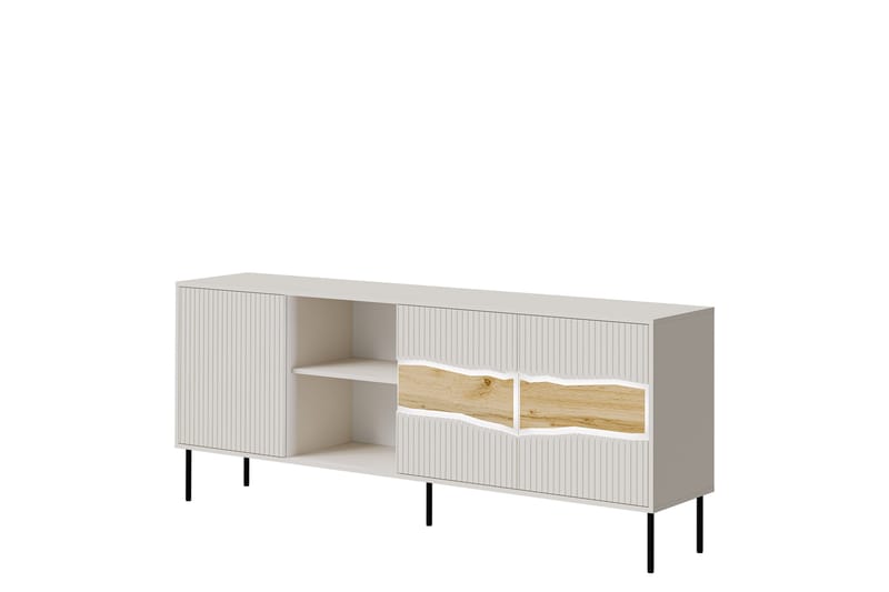 Stintino Skänk 190x40 cm - Vit/Grå - Förvaring - Förvaringsmöbler - Skänkar & sideboards