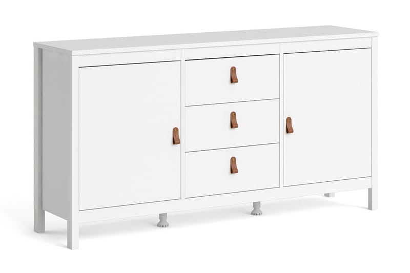 STOLFERS Sideboard 38x151 cm Vit/Natur - Skänkar & sideboards