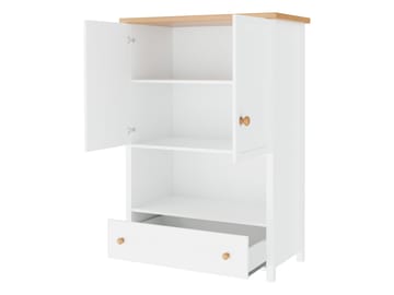 Storys Förvaringsskåp 85x132 cm - Beige, ek - Förvaring - Förvaringsmöbler - Byrå