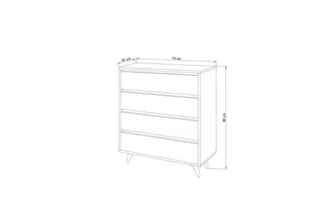 Suvera Byrå 70 cm - Beige - Förvaring - Förvaringsmöbler - Byrå