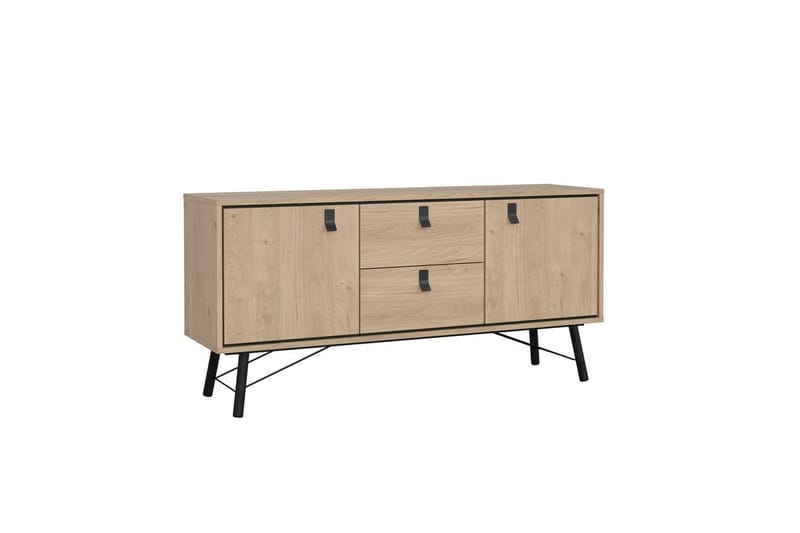 Tadami Skänk 150x40 cm i Trä med Metallben - Beige - Förvaring - Förvaringsmöbler - Skänkar & sideboards