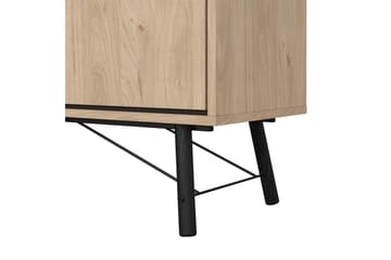 Tadami Skänk 150x40 cm i Trä med Metallben - Beige - Förvaring - Förvaringsmöbler - Skänkar & sideboards
