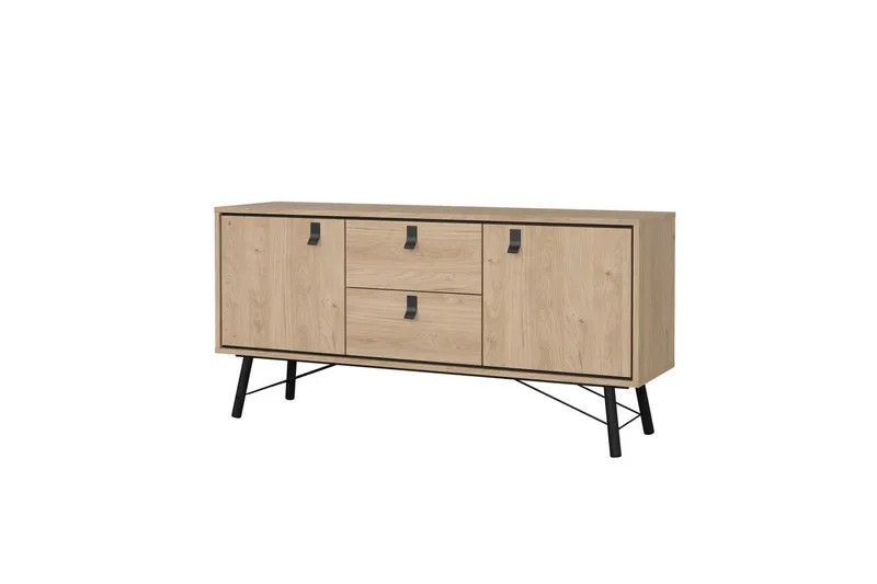 Tadami Skänk 150x40 cm i Trä med Metallben, Beige