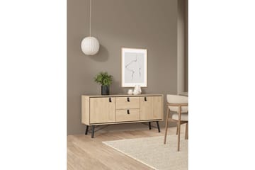 Tadami Skänk 150x40 cm i Trä med Metallben - Beige - Förvaring - Förvaringsmöbler - Skänkar & sideboards