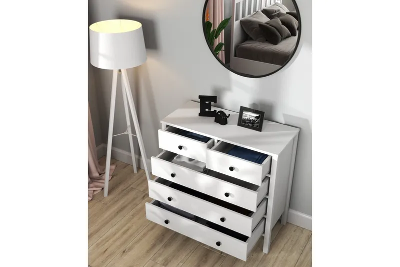 Talven Byrå 90 cm - Natur/Vit - Förvaring - Förvaringsmöbler - Byrå