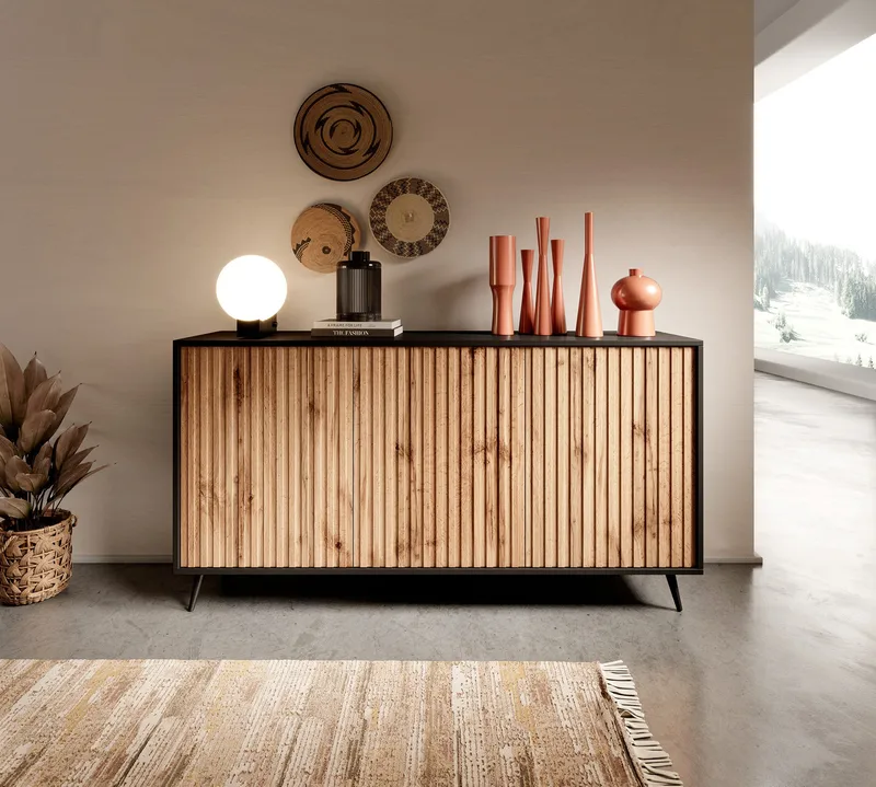 Tapas Byrå 154 cm - Svart - Förvaring - Förvaringsmöbler - Byrå