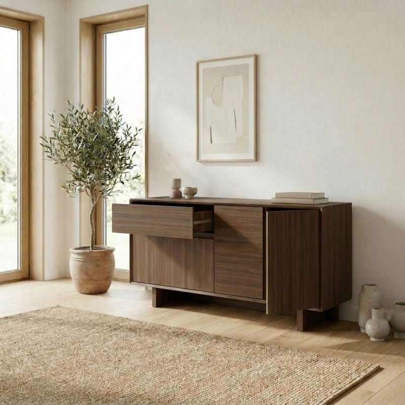 Tavon Konsol 146x76x45 cm - Milano Walnut - Förvaring - Förvaringsmöbler - Skänkar & sideboards