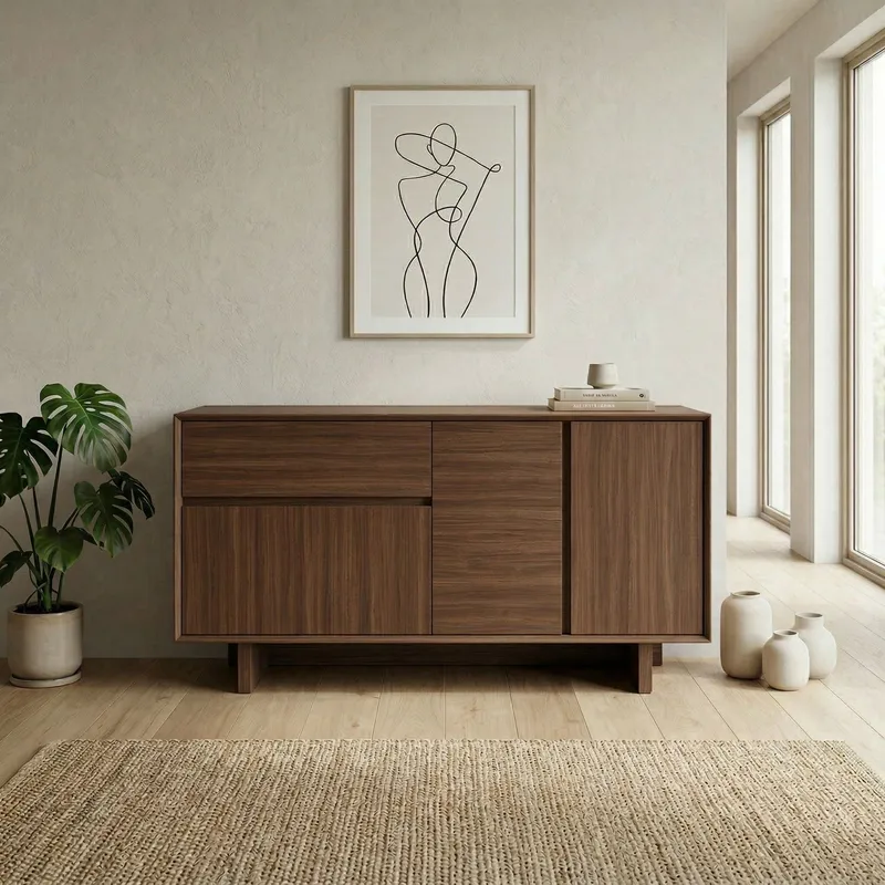 Tavon Konsol 146x76x45 cm - Milano Walnut - Förvaring - Förvaringsmöbler - Skänkar & sideboards