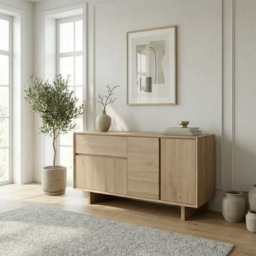 Tavon Konsol 146x76x45 cm - Naturlig ek - Förvaring - Förvaringsmöbler - Skänkar & sideboards