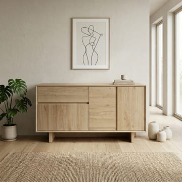 Tavon Konsol 146x76x45 cm - Naturlig ek - Förvaring - Förvaringsmöbler - Skänkar & sideboards