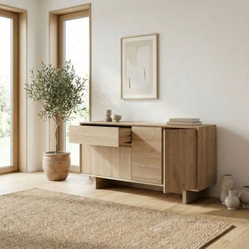 Tavon Konsol 146x76x45 cm - Naturlig ek - Förvaring - Förvaringsmöbler - Skänkar & sideboards