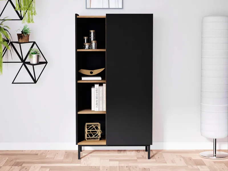 Tavrin Highboard 140 cm - Svart - Förvaring - Förvaringsmöbler - Byrå