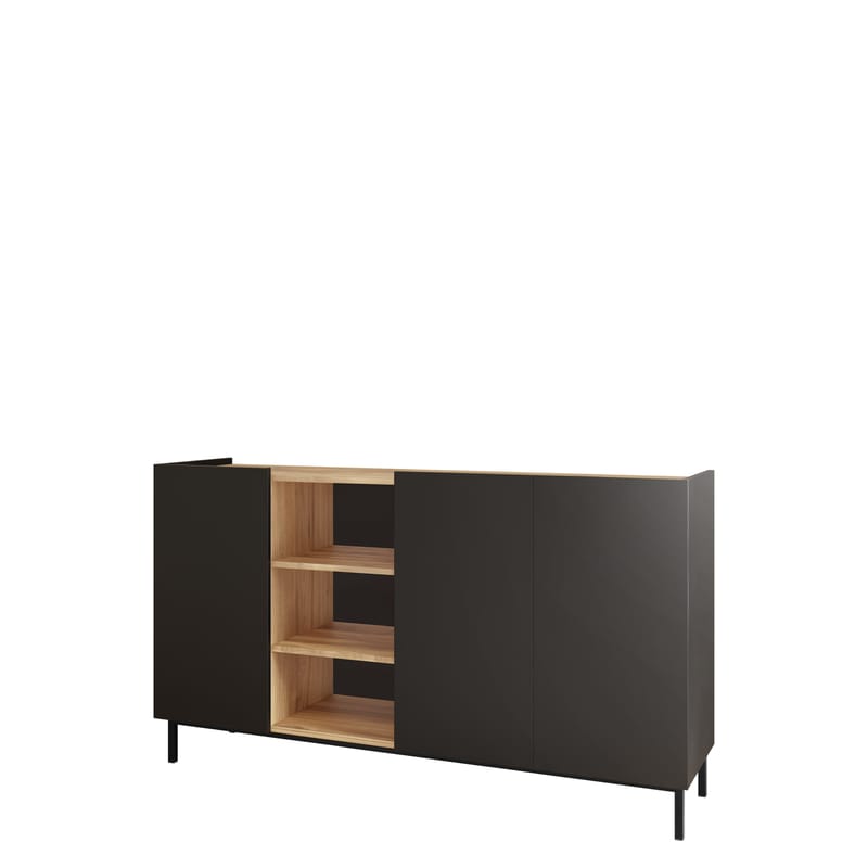 Tavrin Skänk 153x44 cm - Svart - Förvaring - Förvaringsmöbler - Skänkar & sideboards