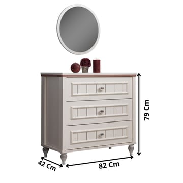 Telvo Byrå 82 cm - Förvaring - Förvaringsmöbler - Byrå