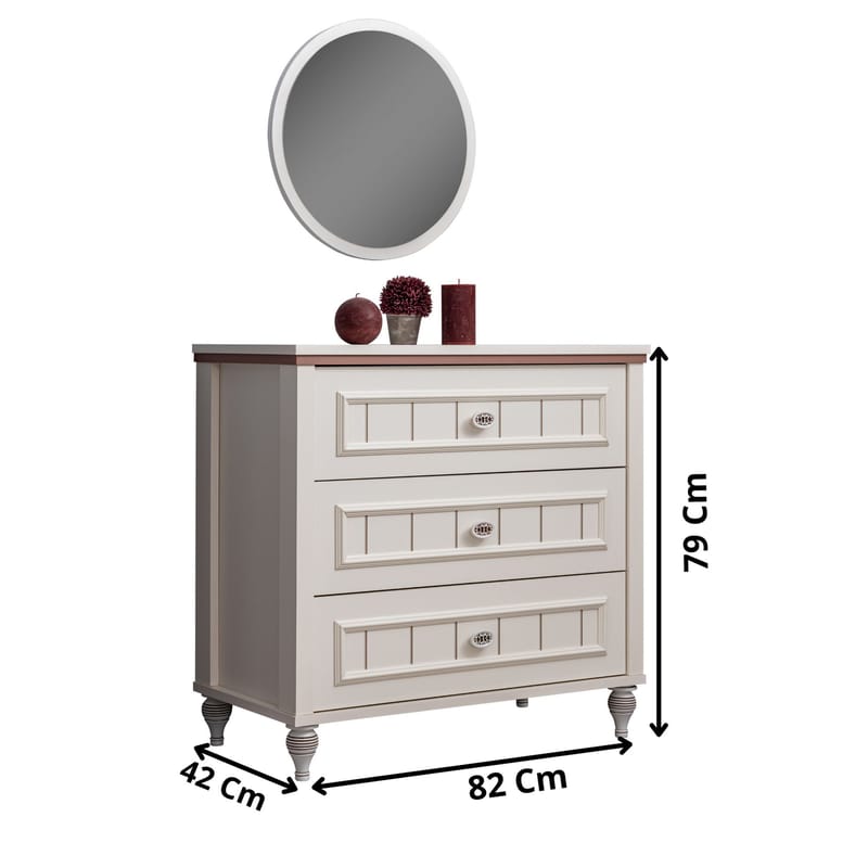 Telvo Byrå 82 cm - Förvaring - Förvaringsmöbler - Byrå