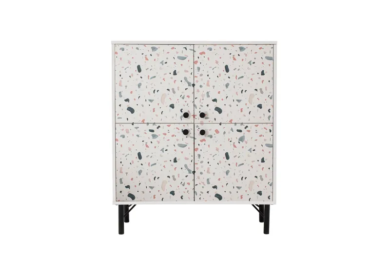 Terrazzo Highboard 95x111 cm Vit, Hanah Home