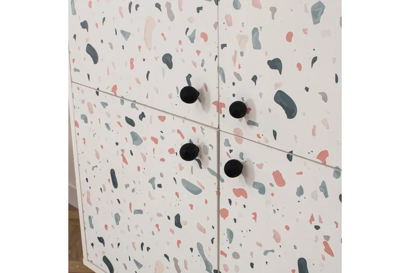 Terrazzo Highboard 95x111 cm Vit - Hanah Home - Förvaring - Förvaringsmöbler - Byrå