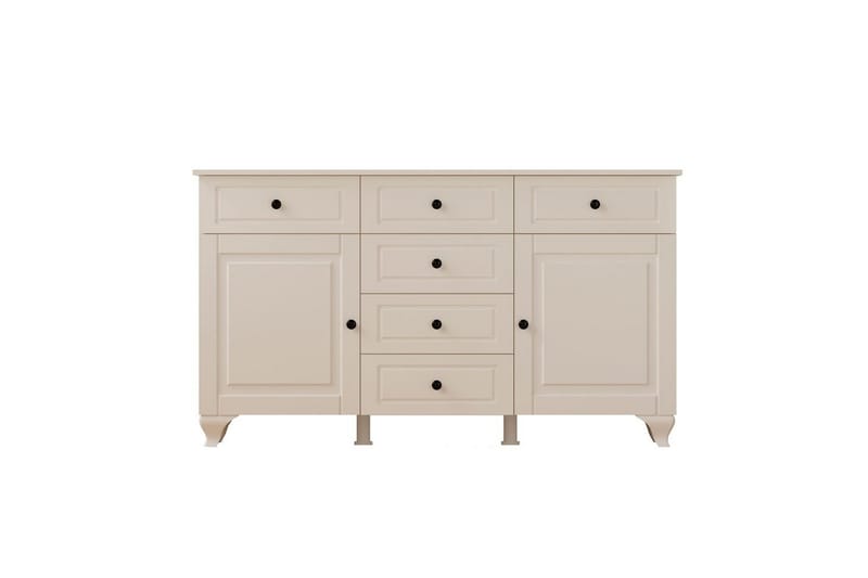 Thoro Hörnbyrå 130 cm - Matt Vit - Förvaring - Förvaringsmöbler - Byrå