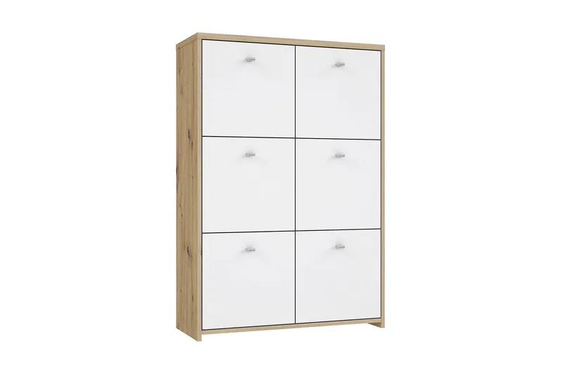 Toledor Sideboard 113x77 cm, Brun/Vit
