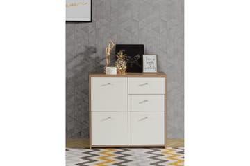 Toledor Sideboard 2 Lådor 74x77 cm - Brun/Vit - Förvaring - Förvaringsmöbler - Skänkar & sideboards