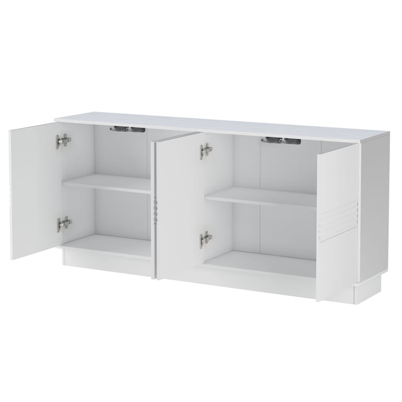 Toro Skänk 180x80 cm - Vit - Förvaring - Förvaringsmöbler - Skänkar & sideboards