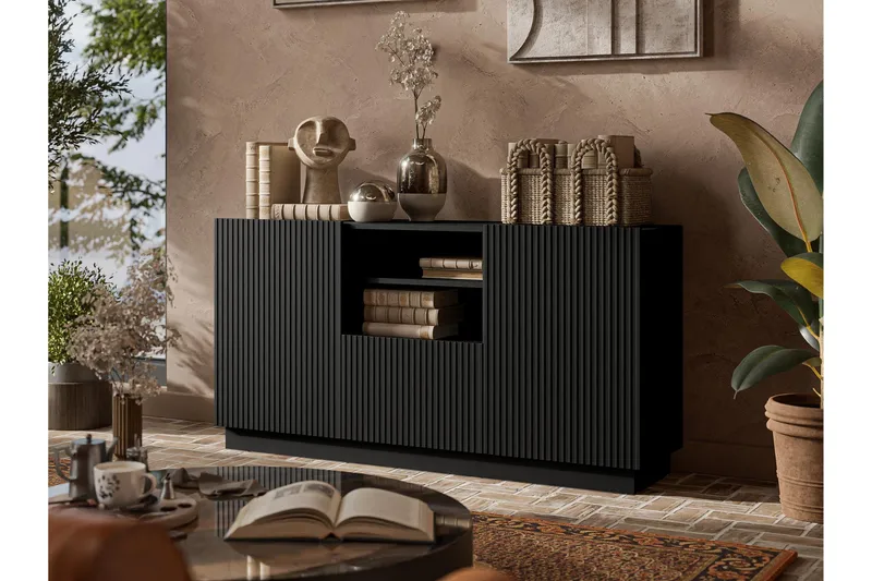 Torvalen Skänk 150x42 cm - Svart - Förvaring - Förvaringsmöbler - Skänkar & sideboards