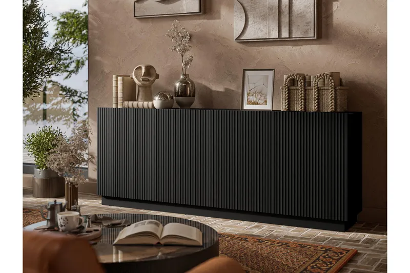 Torvalen Skänk 200x42 cm - Svart - Förvaring - Förvaringsmöbler - Skänkar & sideboards