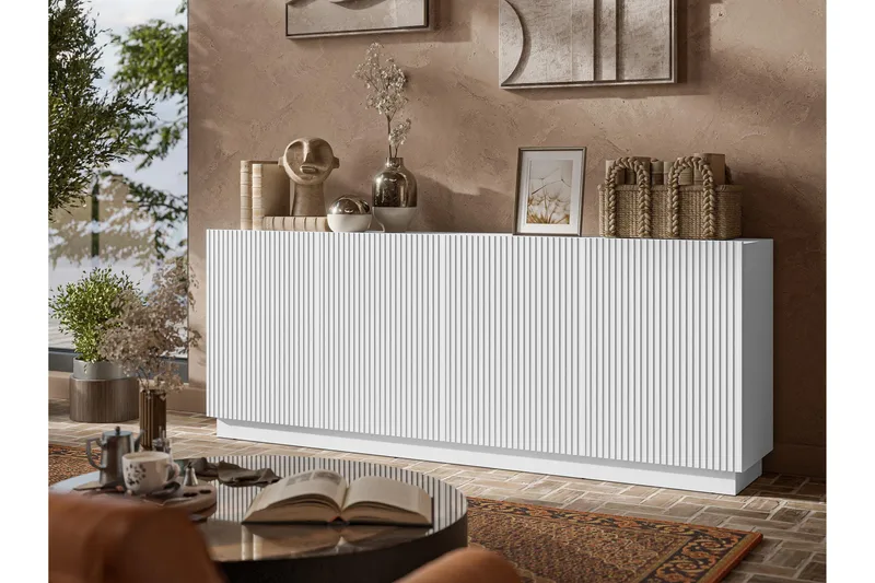 Torvalen Skänk 200x42 cm - Vit - Förvaring - Förvaringsmöbler - Skänkar & sideboards