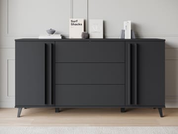 Torvos Byrå 150 cm - Svart - Förvaring - Förvaringsmöbler - Byrå