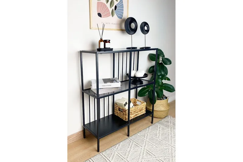 Travos Skänk 80x30 cm, Svart