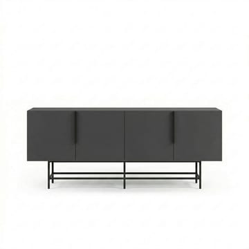 Truvia Konsol 200x77,9x40 cm - Antracit/Svart - Förvaring - Förvaringsmöbler - Skänkar & sideboards